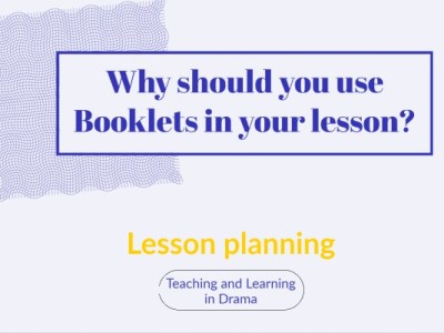 Why should you use Booklets in your lesson?